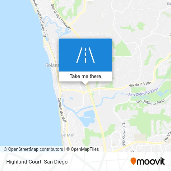 Mapa de Highland Court