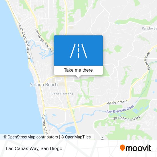Mapa de Las Canas Way