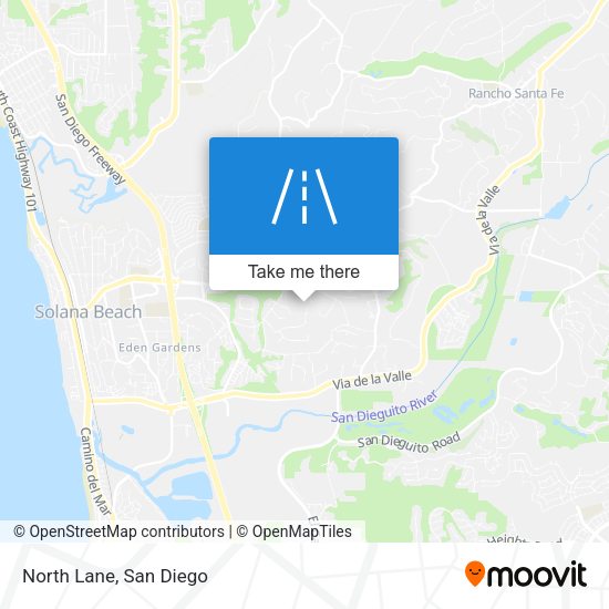 Mapa de North Lane