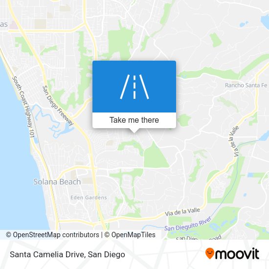 Santa Camelia Drive map