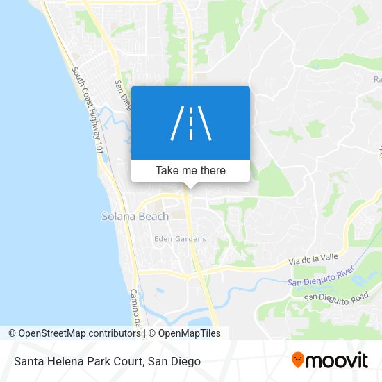Santa Helena Park Court map