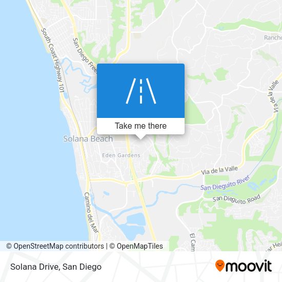 Mapa de Solana Drive
