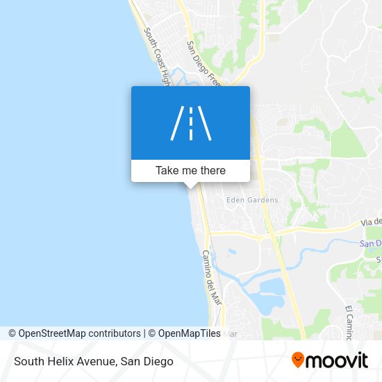 Mapa de South Helix Avenue