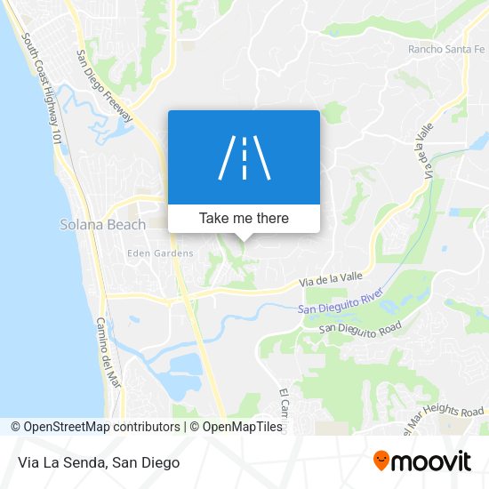Mapa de Via La Senda