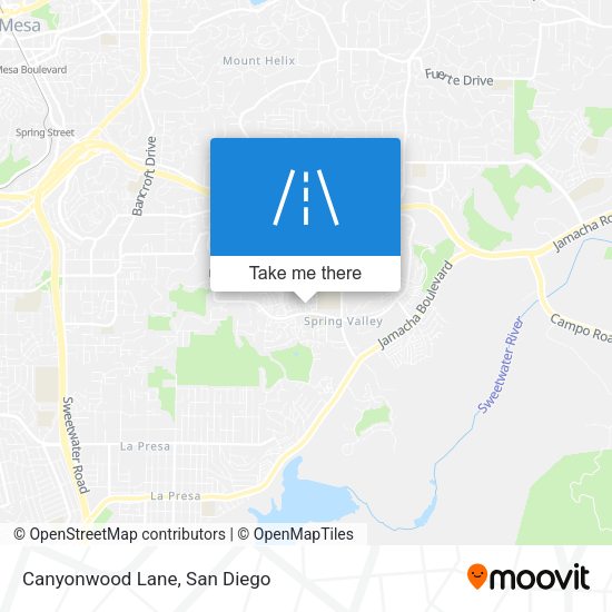 Mapa de Canyonwood Lane