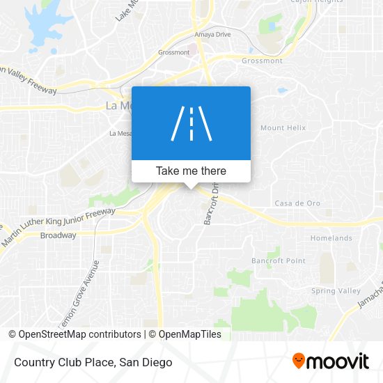 Country Club Place map
