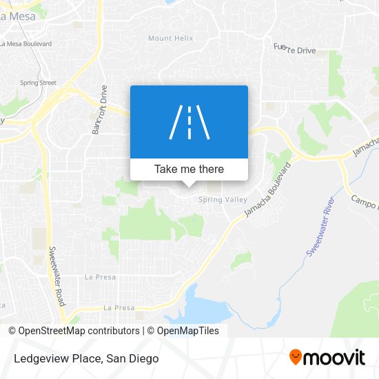 Mapa de Ledgeview Place
