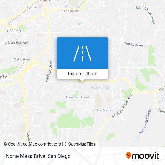 Mapa de Norte Mesa Drive