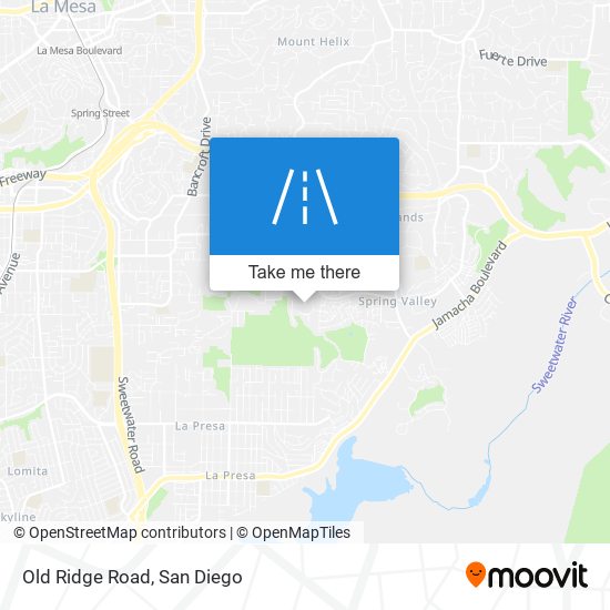 Old Ridge Road map