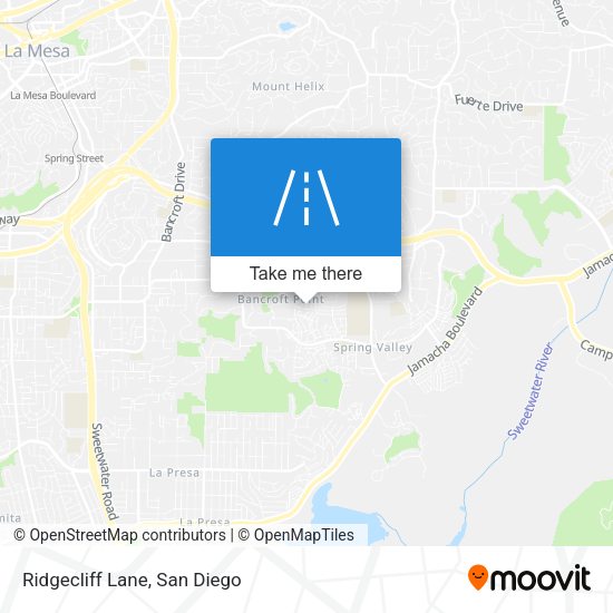 Mapa de Ridgecliff Lane