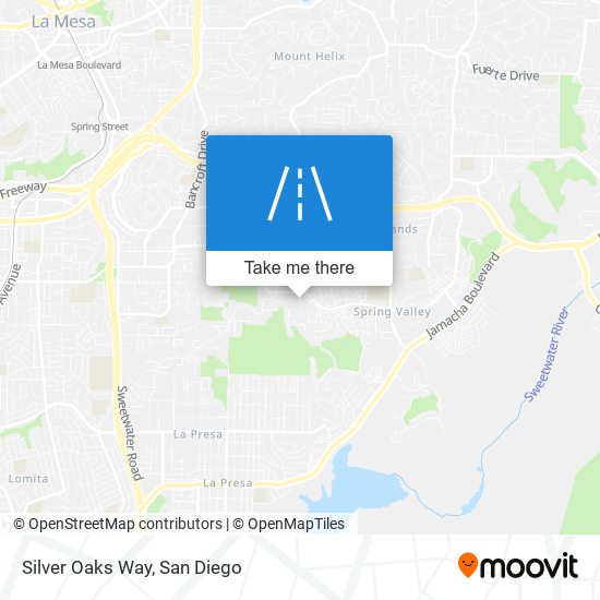 Mapa de Silver Oaks Way