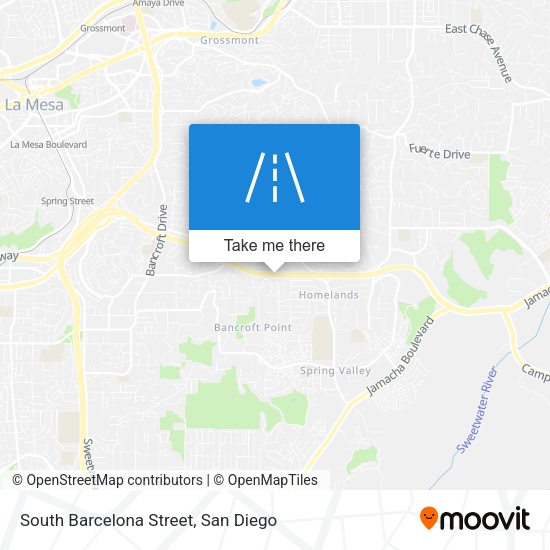 South Barcelona Street map