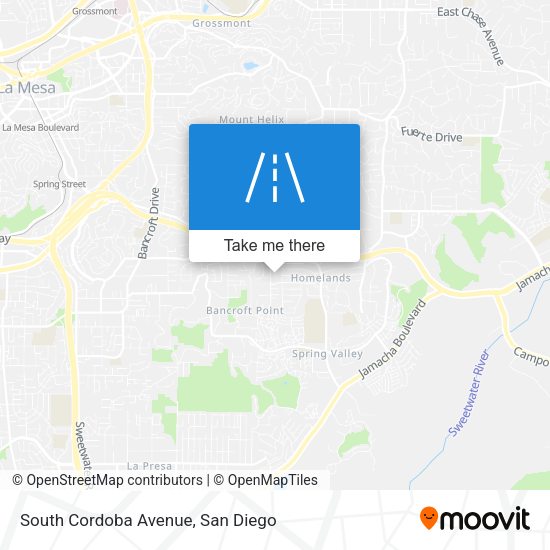 Mapa de South Cordoba Avenue