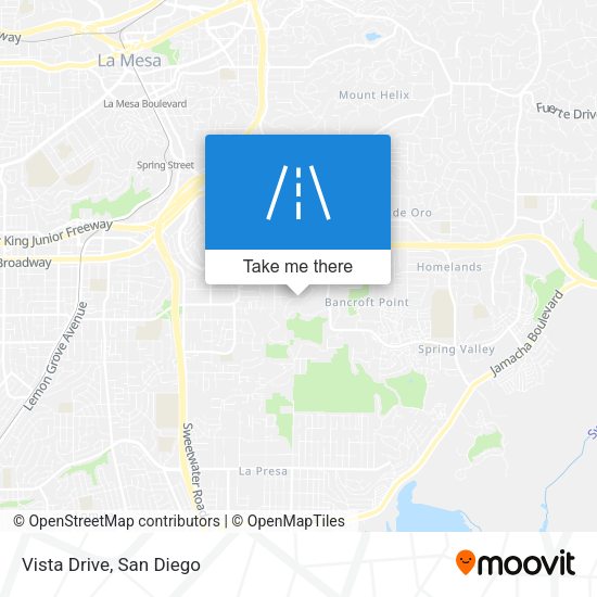 Mapa de Vista Drive