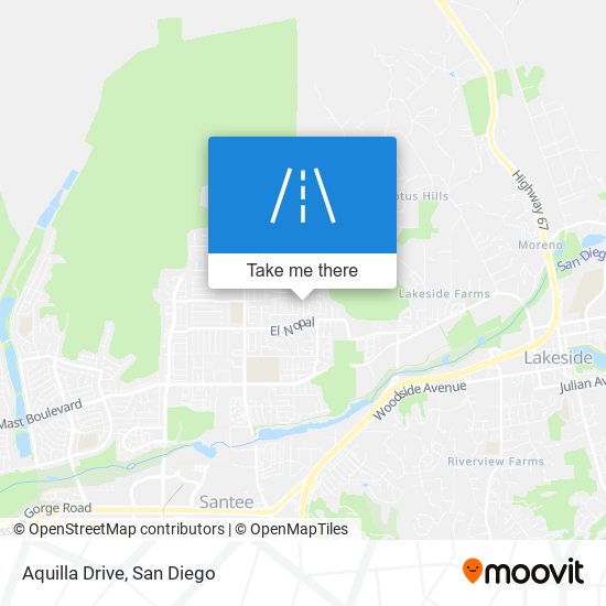 Aquilla Drive map