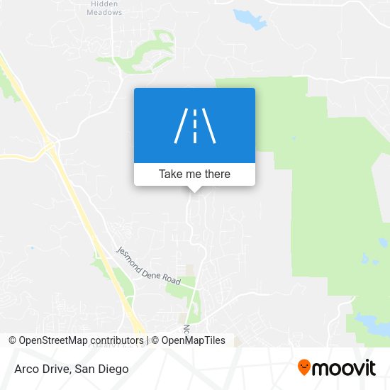 Mapa de Arco Drive