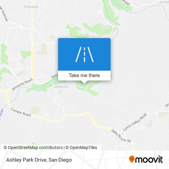 Mapa de Ashley Park Drive