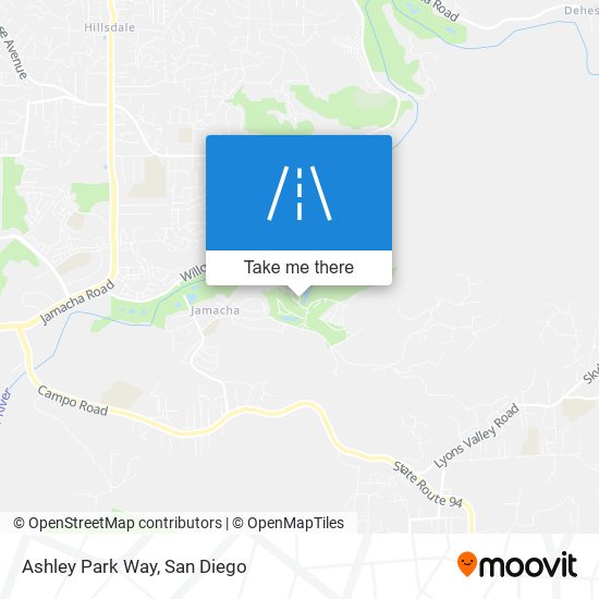 Mapa de Ashley Park Way