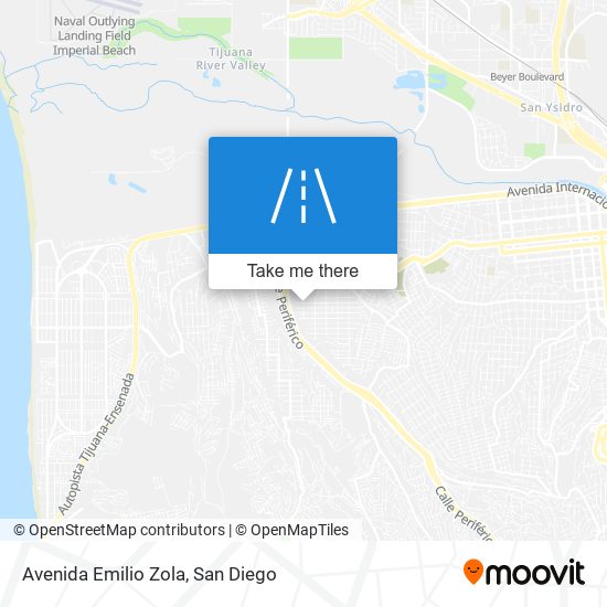Avenida Emilio Zola map