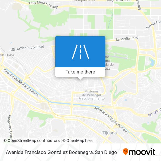 Avenida Francisco González Bocanegra map