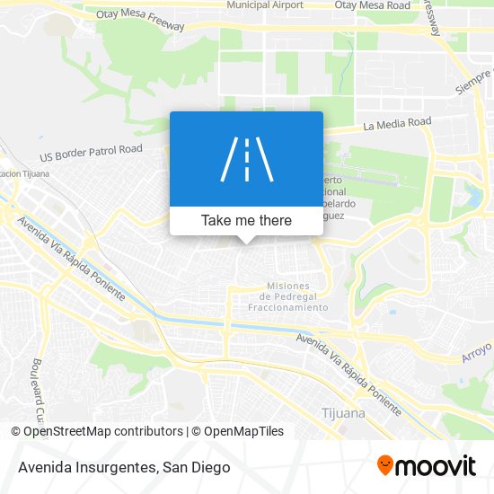 Avenida Insurgentes map