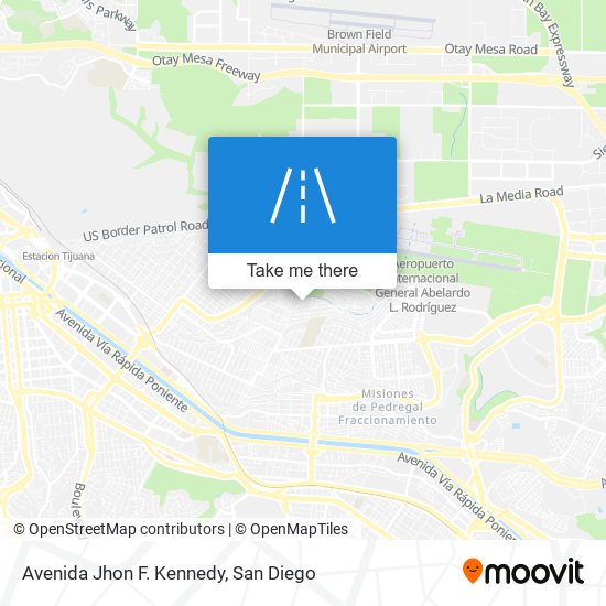 Avenida Jhon F. Kennedy map