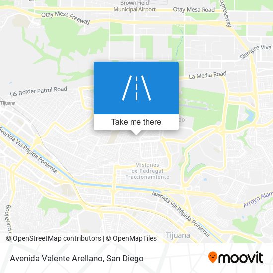 Avenida Valente Arellano map