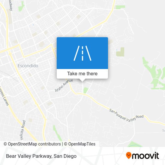 Mapa de Bear Valley Parkway