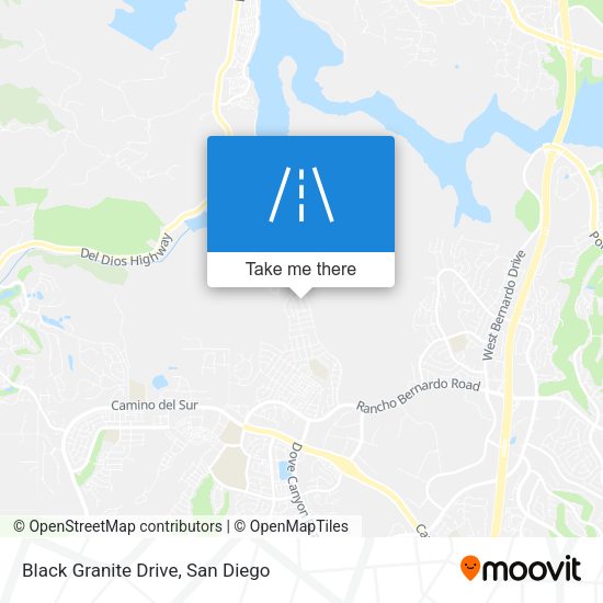 Black Granite Drive map