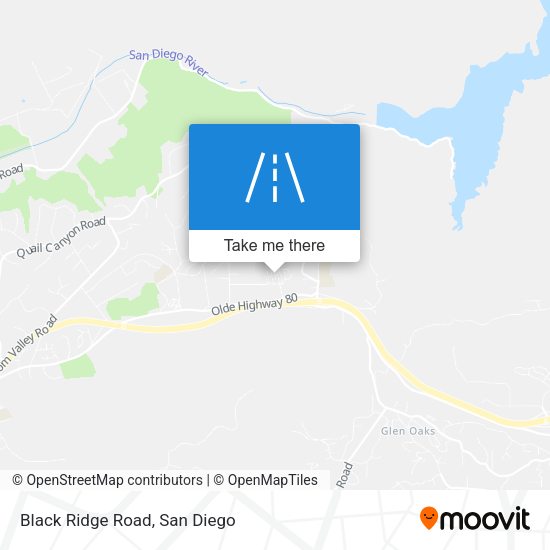 Mapa de Black Ridge Road