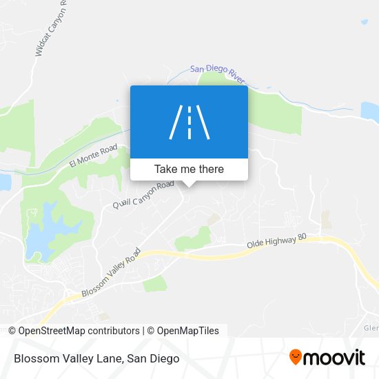 Mapa de Blossom Valley Lane