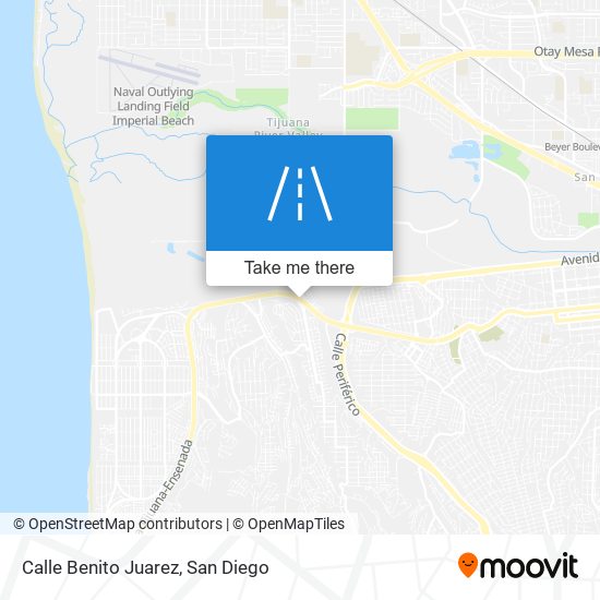Calle Benito Juarez map