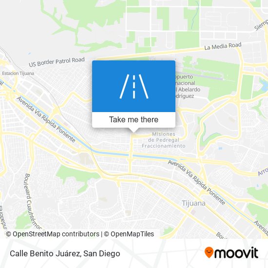 Calle Benito Juárez map