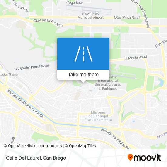 Mapa de Calle Del Laurel