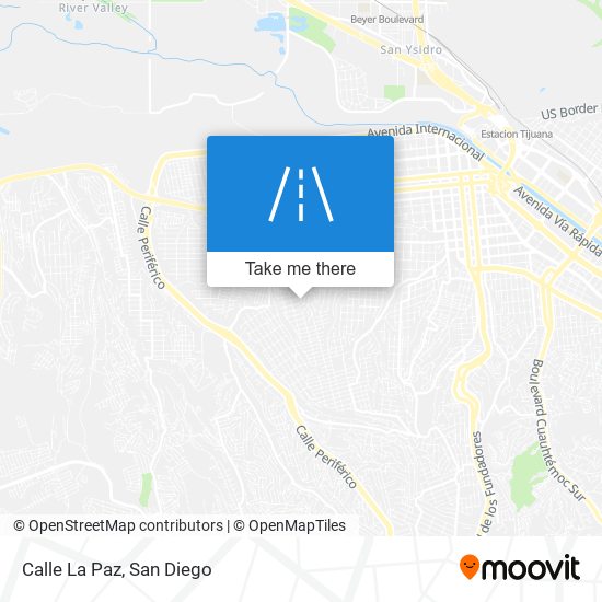 Mapa de Calle La Paz