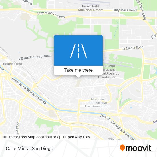 Mapa de Calle Miura