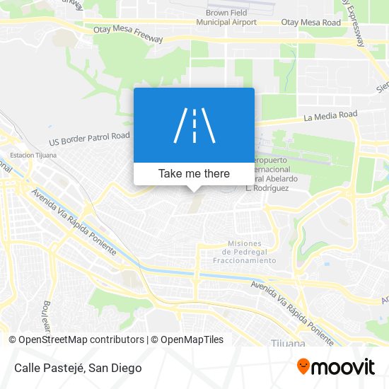 Calle Pastejé map