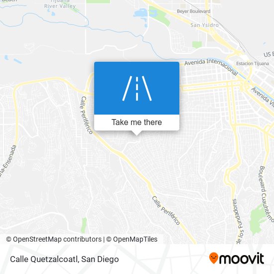Calle Quetzalcoatl map