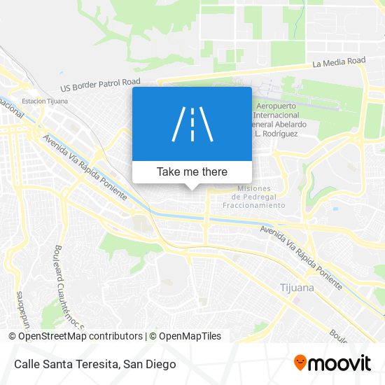 Calle Santa Teresita map