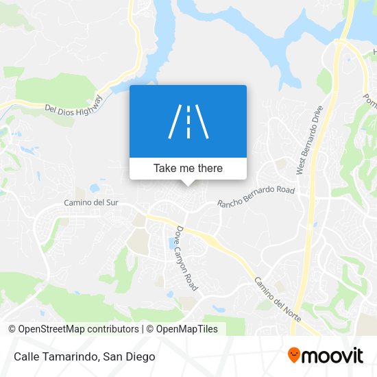 Mapa de Calle Tamarindo