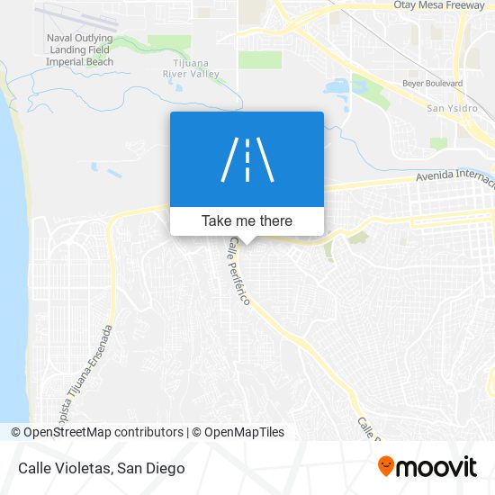 Mapa de Calle Violetas