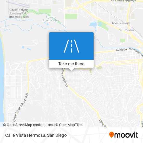 Calle Vista Hermosa map