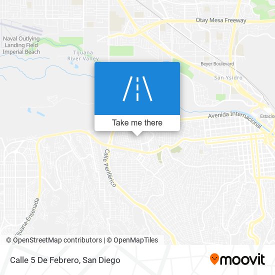 Mapa de Calle 5 De Febrero
