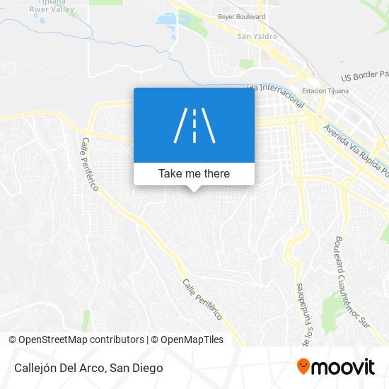 Callejón Del Arco map