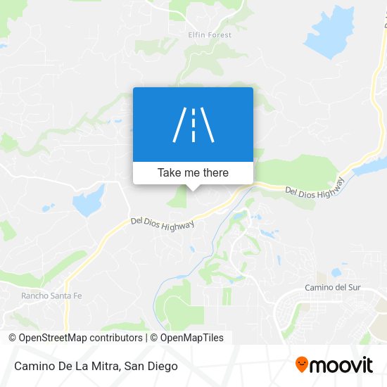 Camino De La Mitra map