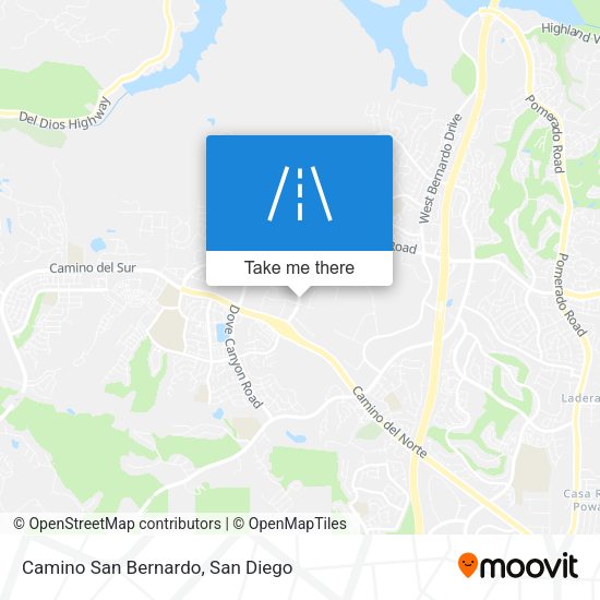 Mapa de Camino San Bernardo
