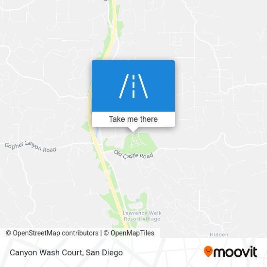 Canyon Wash Court map