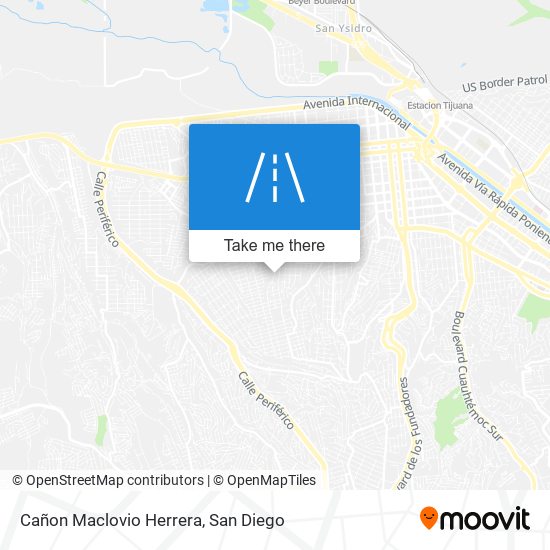 Mapa de Cañon Maclovio Herrera