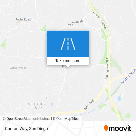 Mapa de Carlton Way