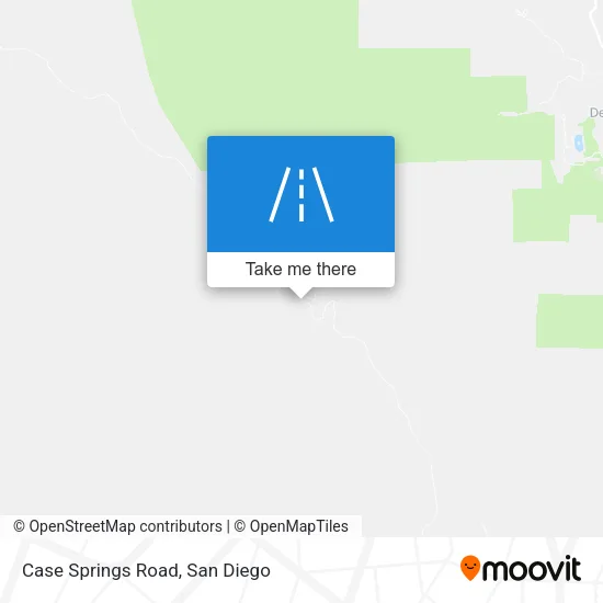 Case Springs Road map